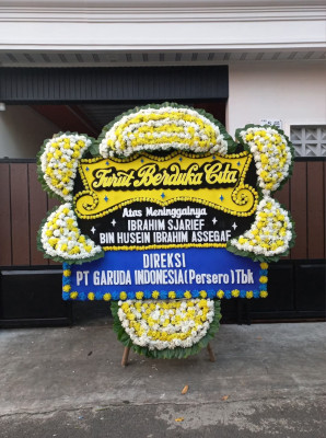 Papan Bunga Duka di Wedi